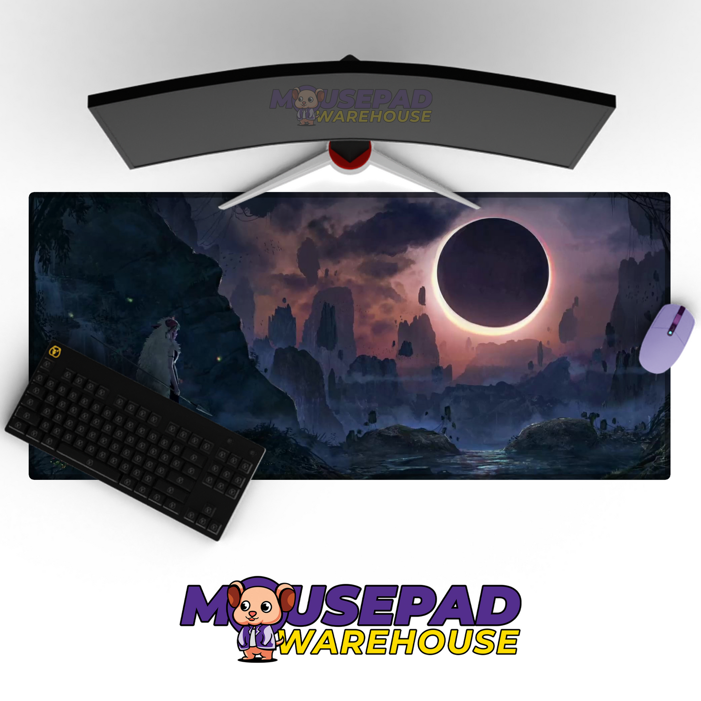 Princess Mononoke V27 Mousepad Mockup