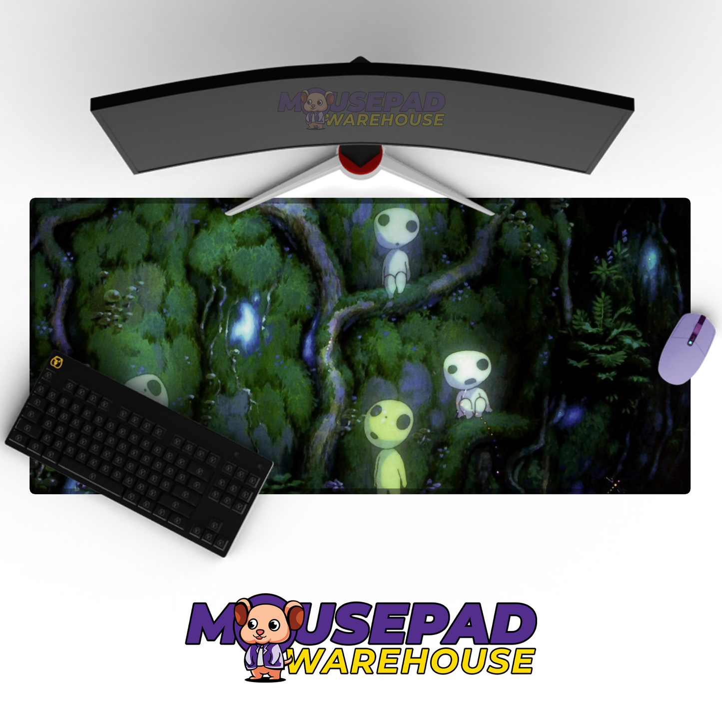 Princess Mononoke V30 Mousepad Mockup