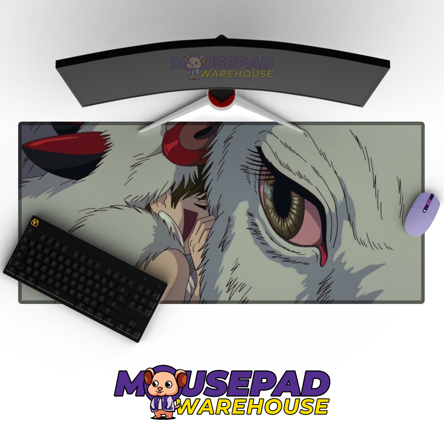 Princess Mononoke V32 Mousepad Mockup