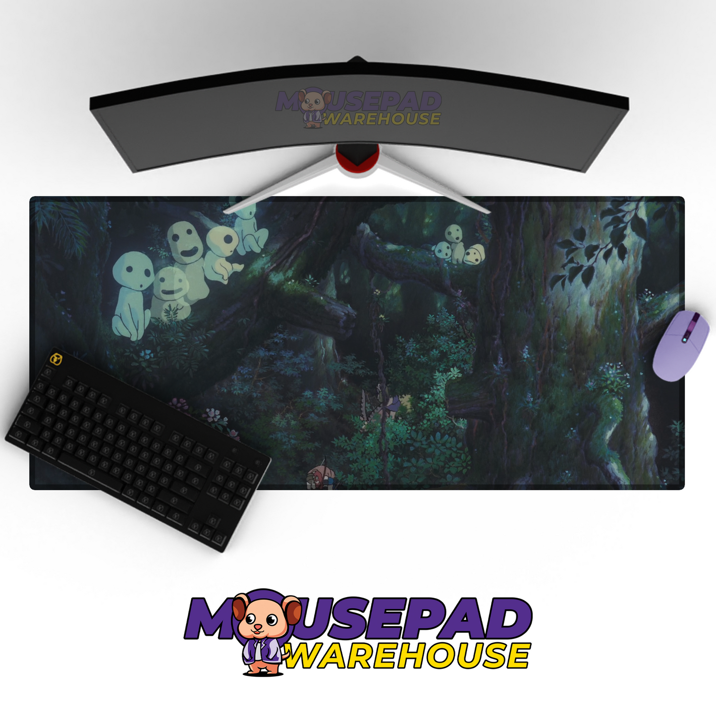 Princess Mononoke V35 Mousepad Mockup
