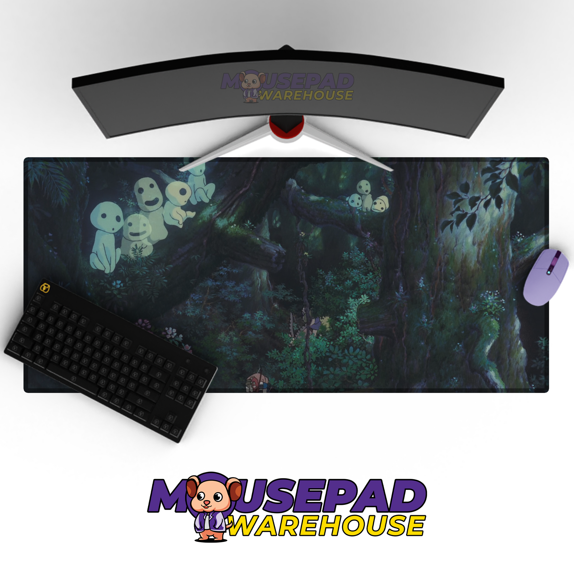 Princess Mononoke V35 Mousepad Mockup