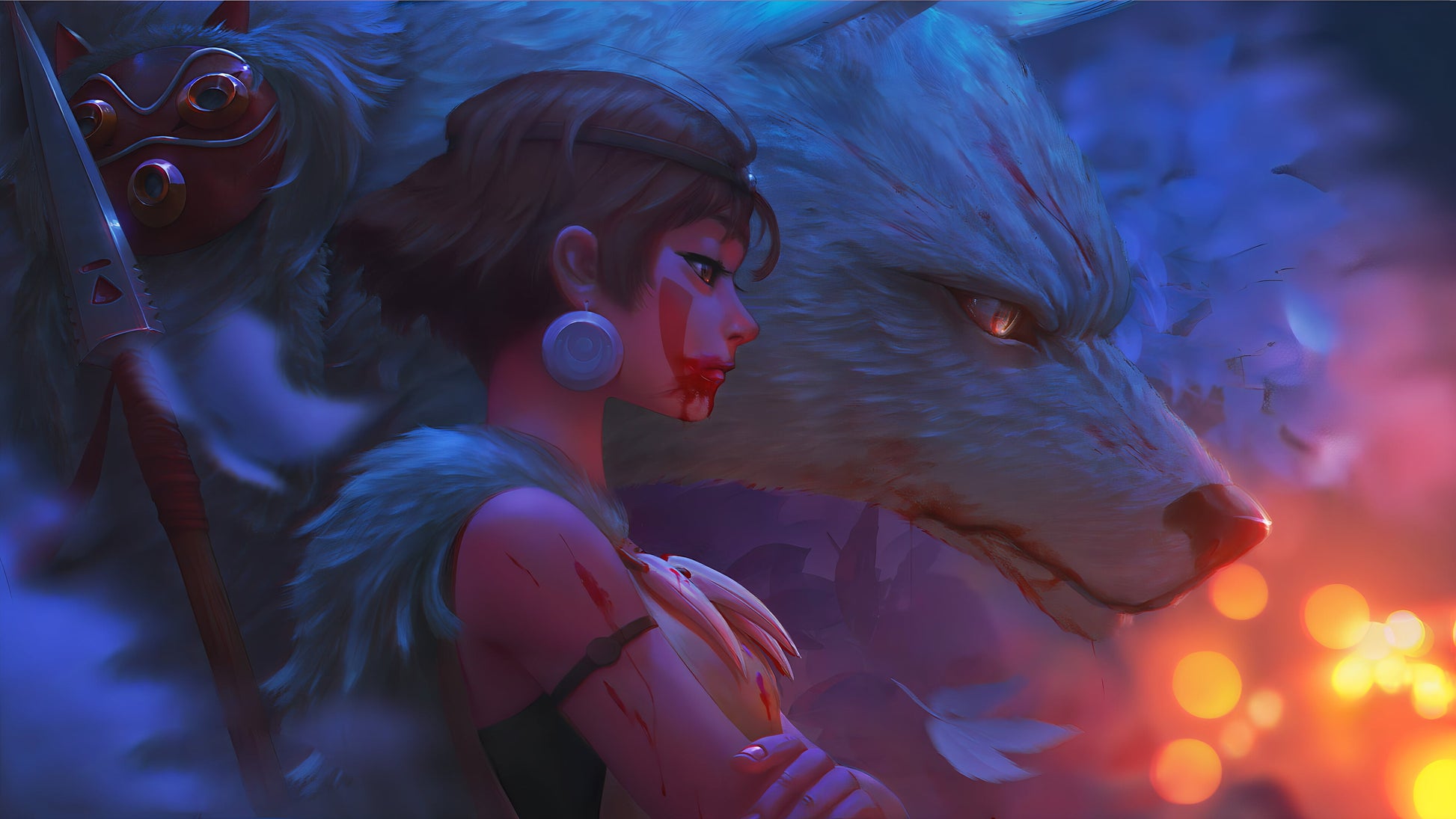 Princess Mononoke V38 Mousepad
