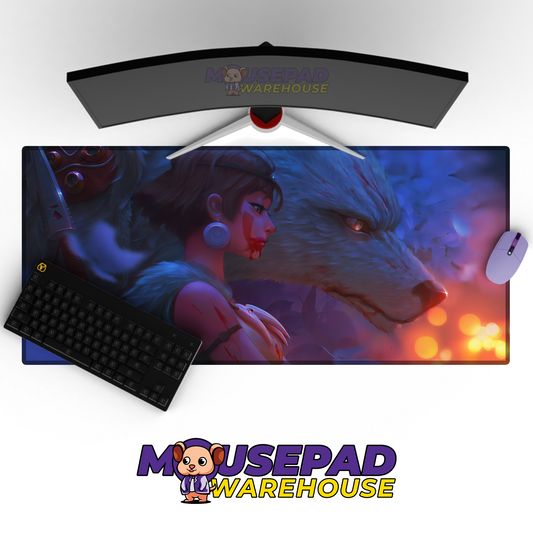Princess Mononoke V38 Mousepad Mockup