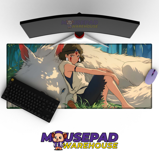 Princess Mononoke V39 Mousepad Mockup
