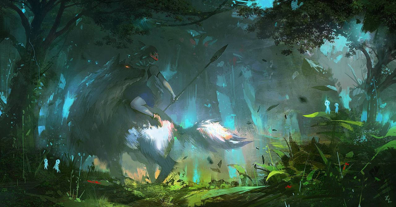 Princess Mononoke V41 Mousepad