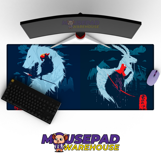 Princess Mononoke V42 Mousepad Mockup