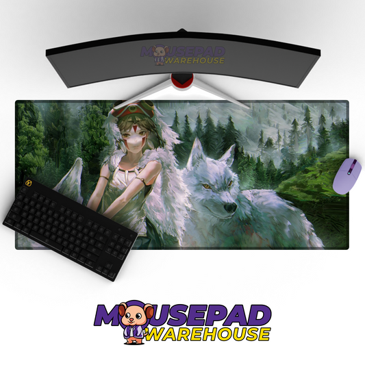 Princess Mononoke V47 Mousepad Mockup