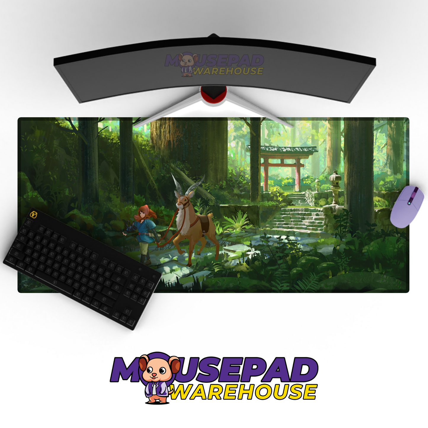 Princess Mononoke V48 Mousepad Mockup