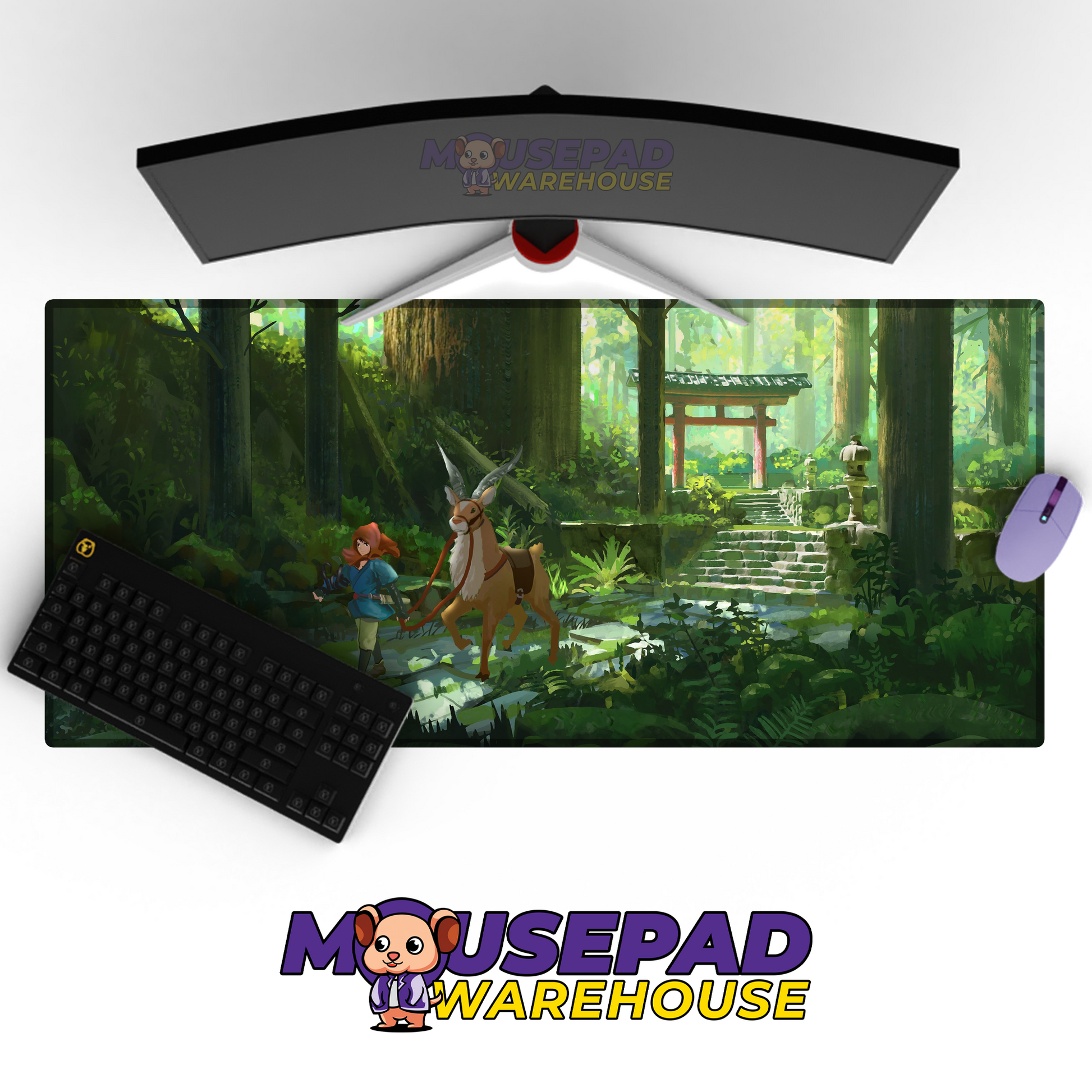 Princess Mononoke V48 Mousepad Mockup