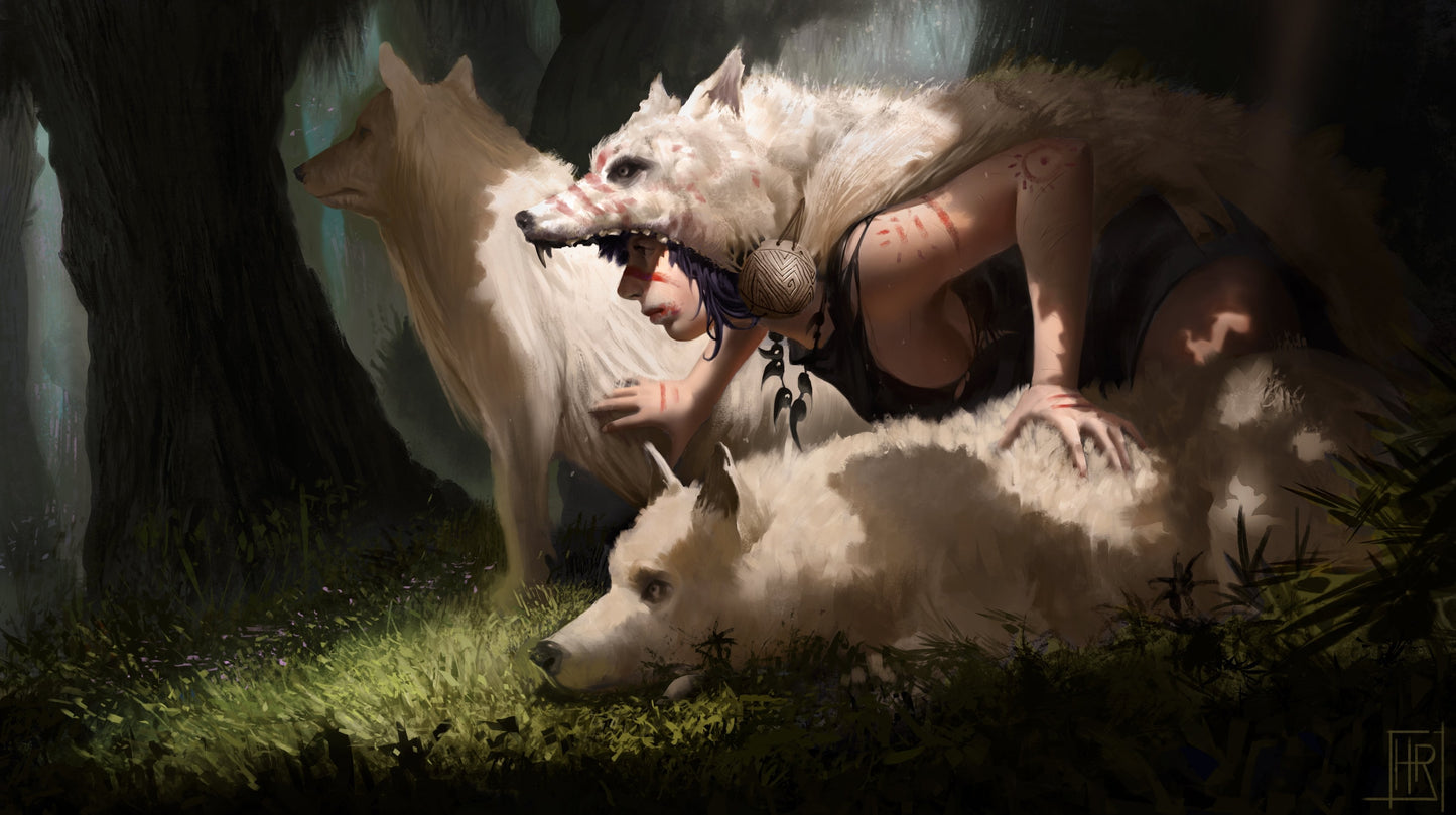 Princess Mononoke V4 Mousepad