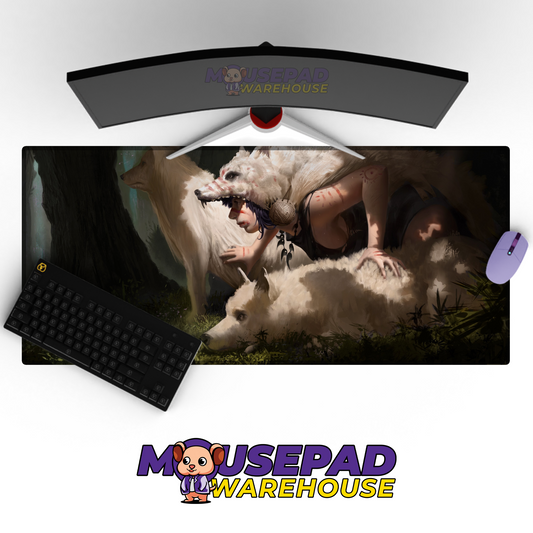 Princess Mononoke V4 Mousepad Mockup