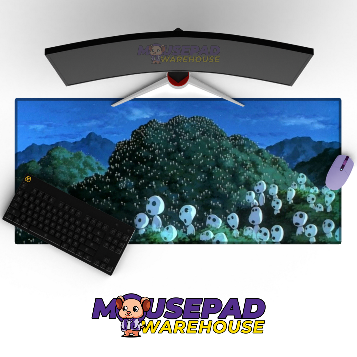 Princess Mononoke V5 Mousepad Mockup