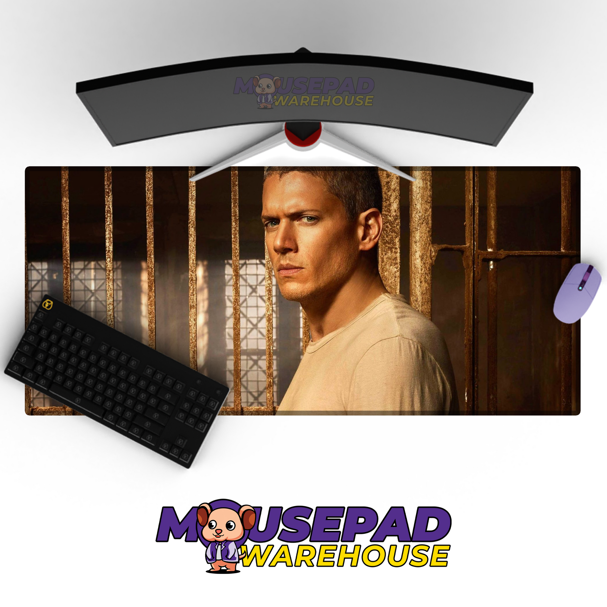 Prison Break V2 Mousepad Mockup
