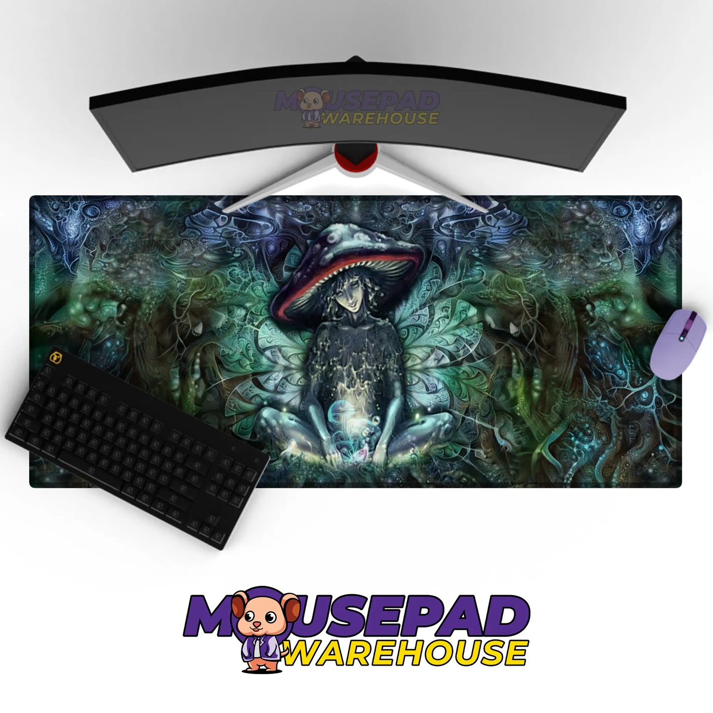 Psychedelic Pattern Mousepad 1294635 - Mousepad Warehouse