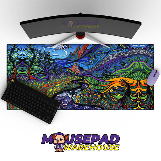 Psychedelic Pattern Mousepad 214269 - Mousepad Warehouse