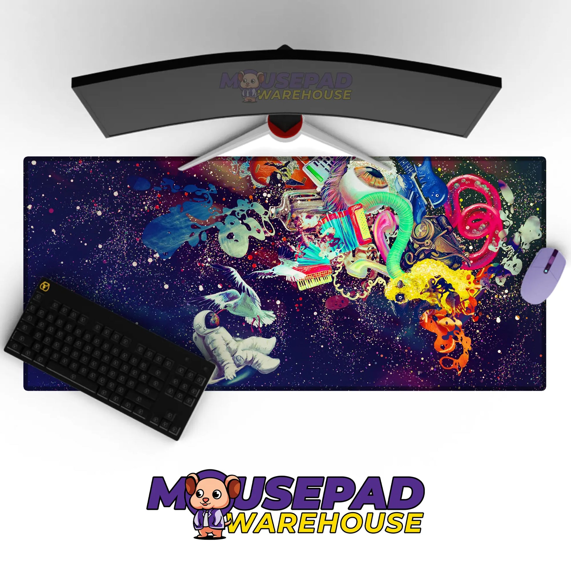 Psychedelic Pattern Mousepad 232476 - Mousepad Warehouse