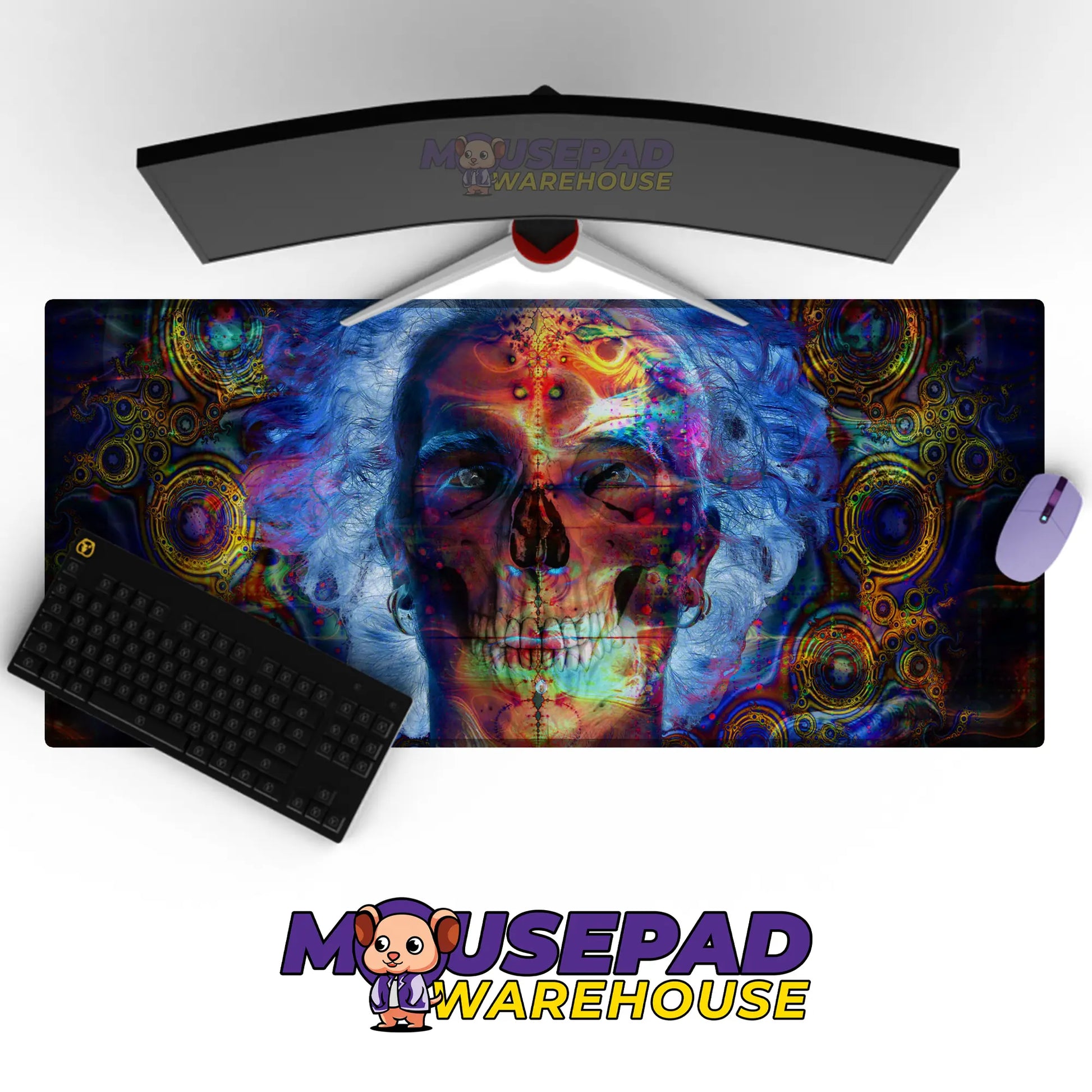 Psychedelic Pattern Mousepad 236140 - Mousepad Warehouse