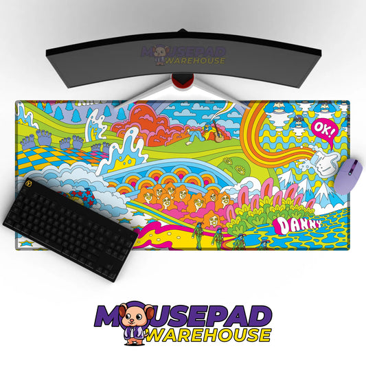 Psychedelic Pattern Mousepad 300064 - Mousepad Warehouse