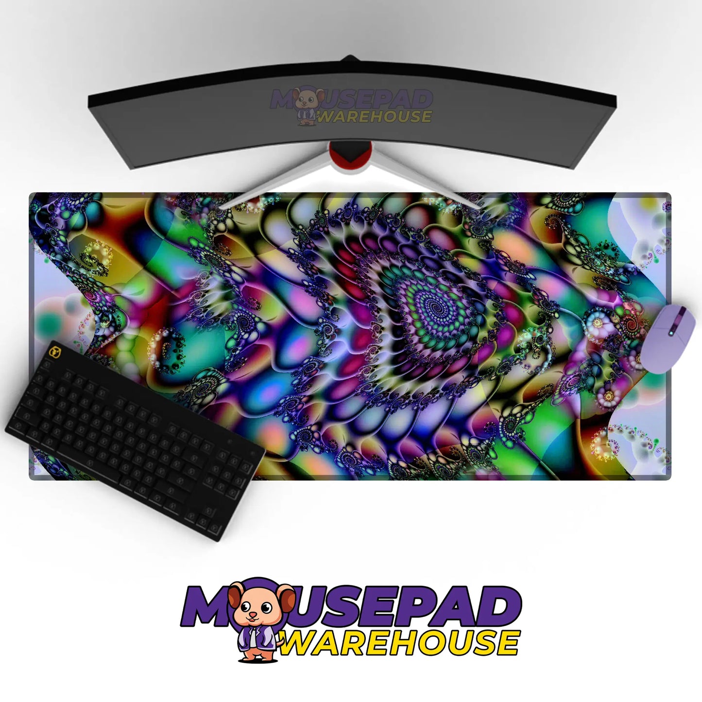 Psychedelic Pattern Mousepad 315840 - Mousepad Warehouse