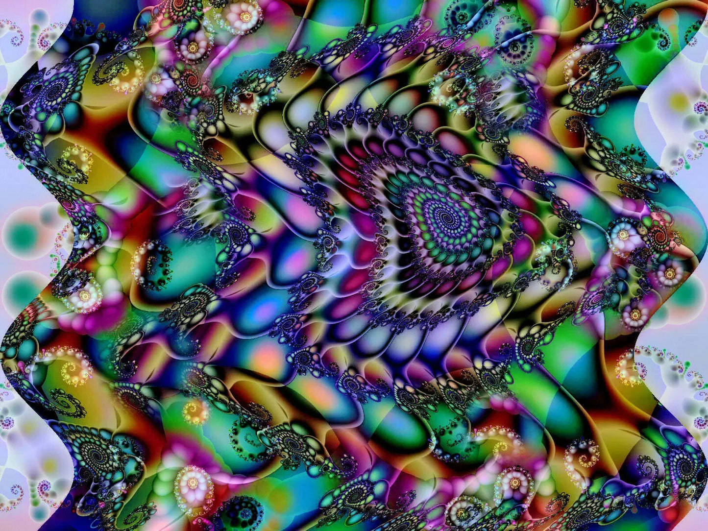 Psychedelic Pattern Mousepad 315840 - Mousepad Warehouse