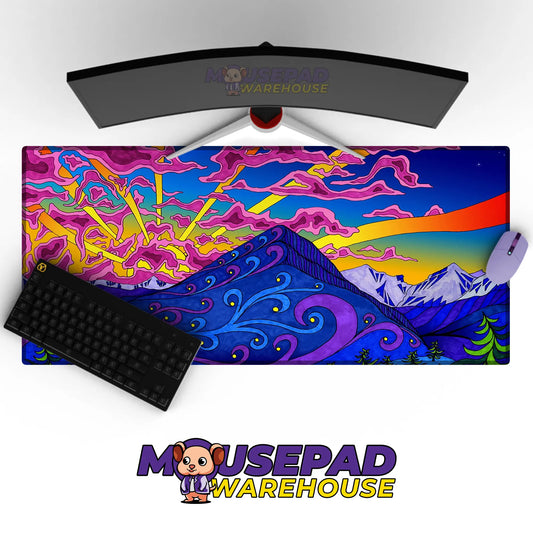 Psychedelic Pattern Mousepad 582852 - Mousepad Warehouse