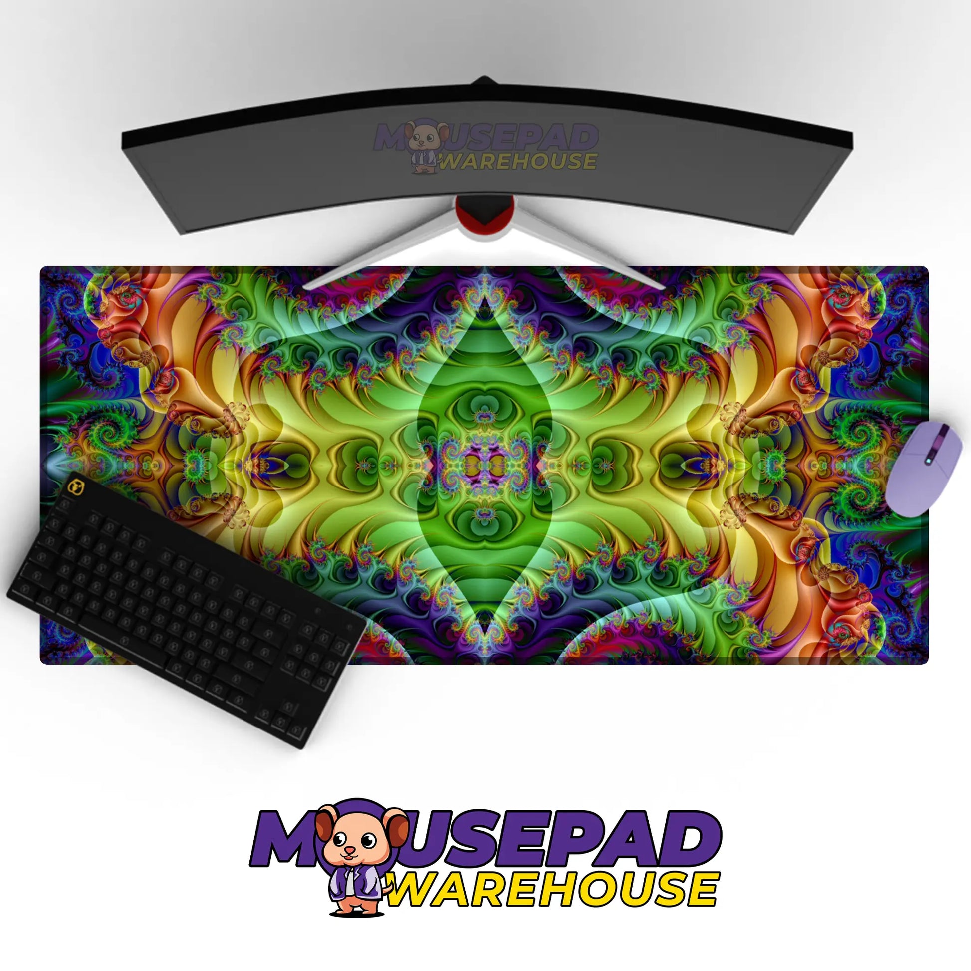 Psychedelic Pattern Mousepad 700602 - Mousepad Warehouse