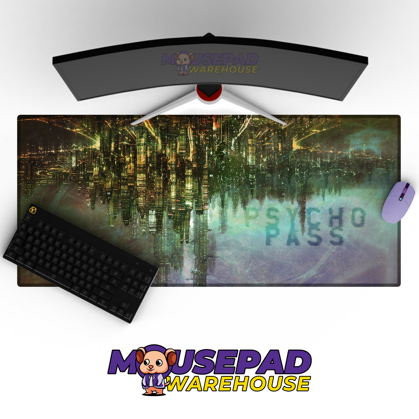 Psycho Pass V10 Mousepad Mockup