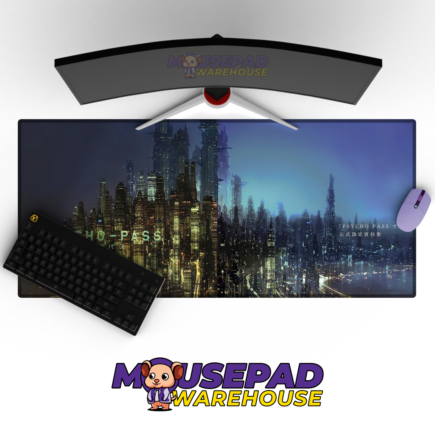 Psycho Pass V18 Mousepad Mockup