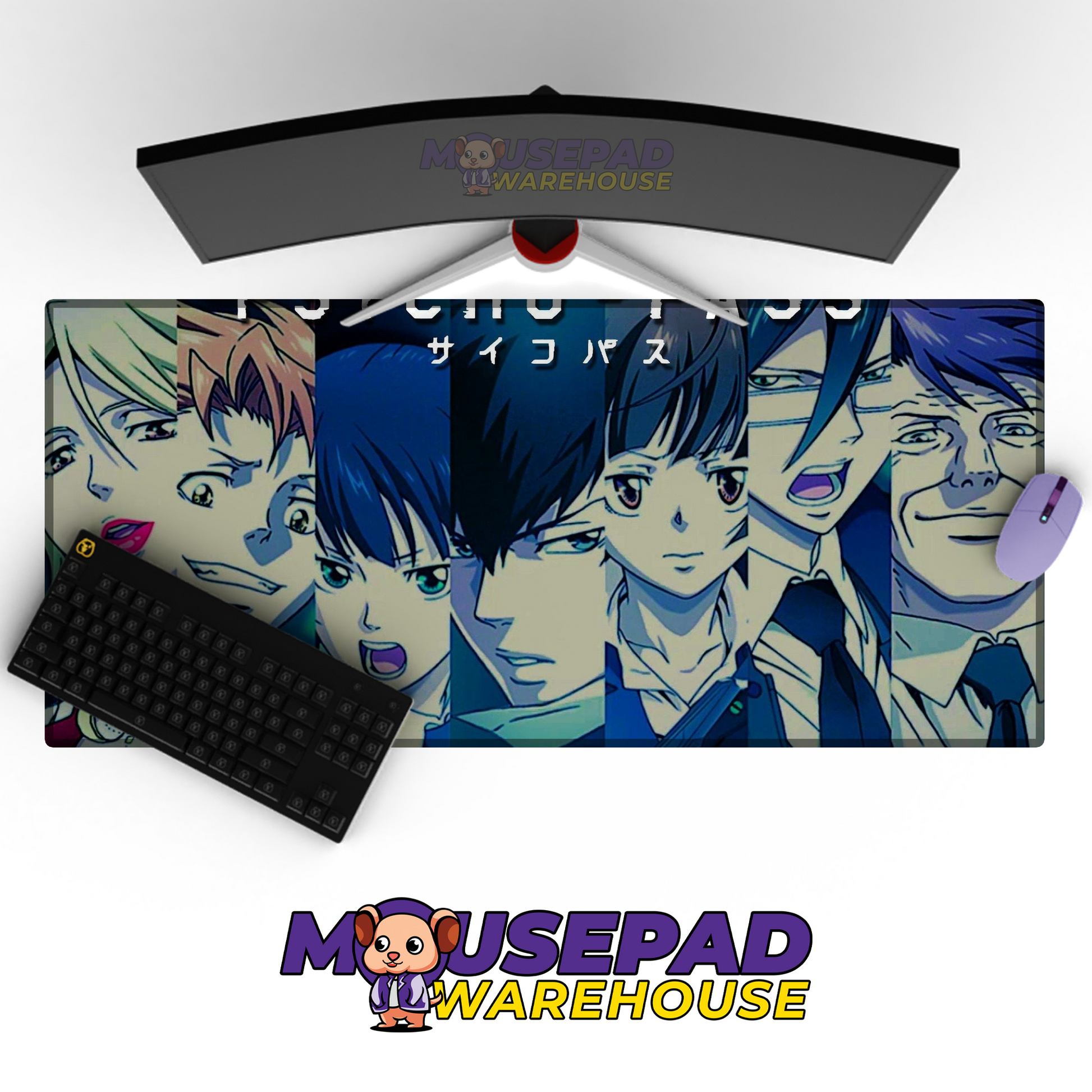 Psycho Pass V21 Mousepad Mockup