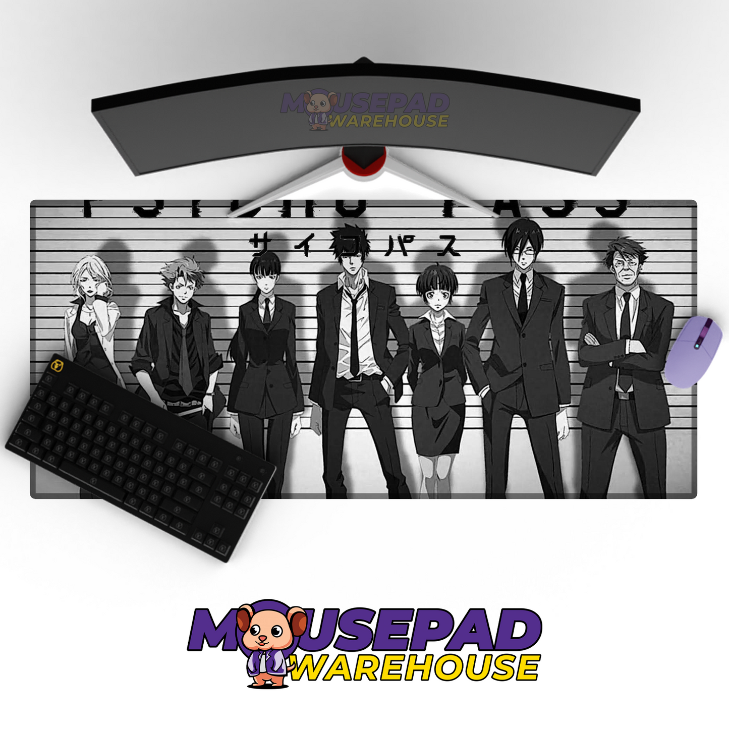 Psycho Pass V25 Mousepad Mockup