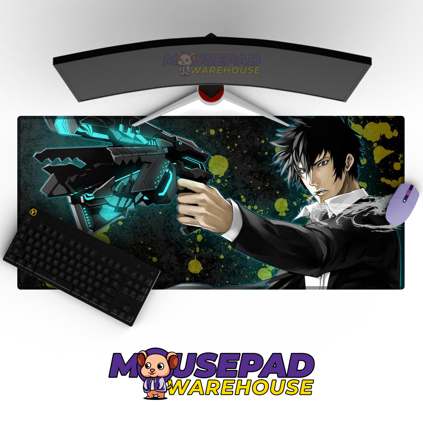 Psycho Pass V26 Mousepad Mockup