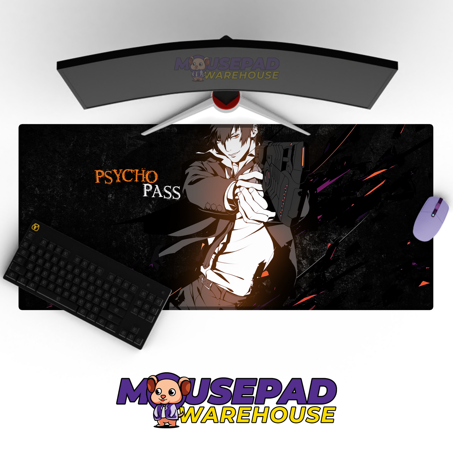 Psycho Pass V27 Mousepad Mockup