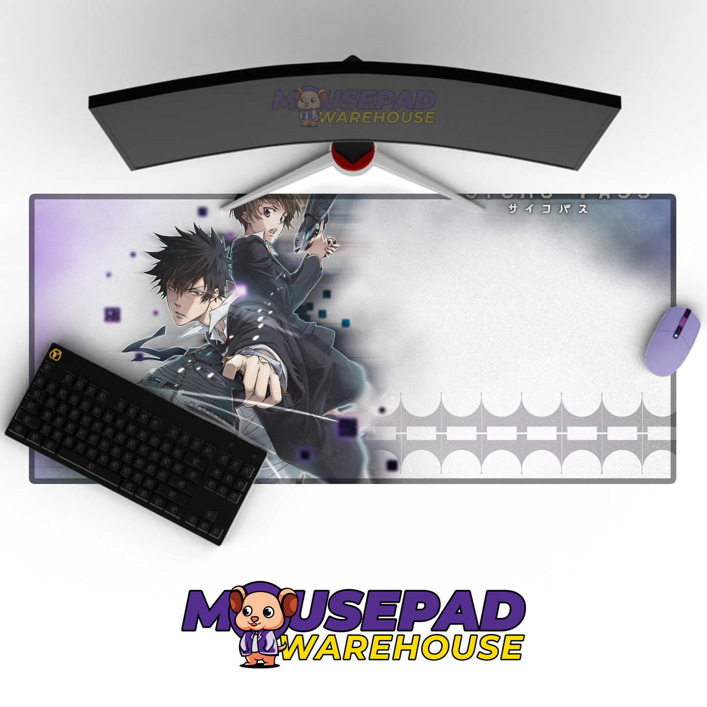 Psycho Pass V30 Mousepad Mockup