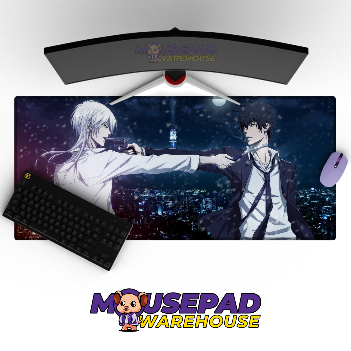 Psycho Pass V32 Mousepad Mockup