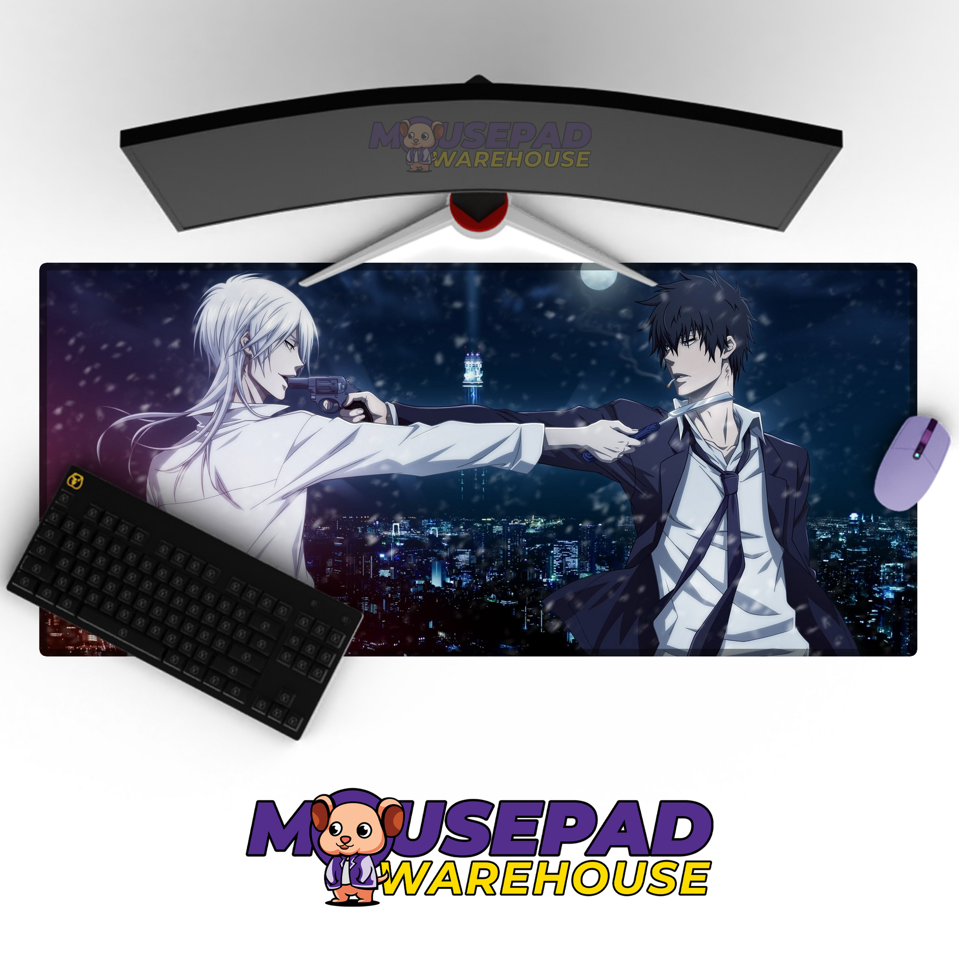 Psycho Pass V32 Mousepad Mockup