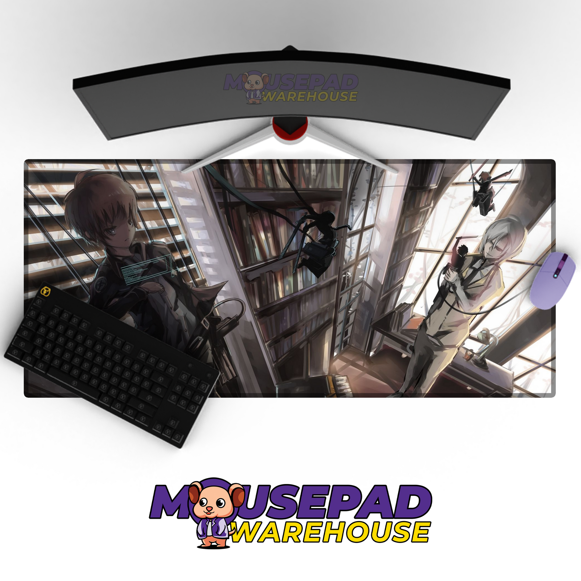 Psycho Pass V33 Mousepad Mockup