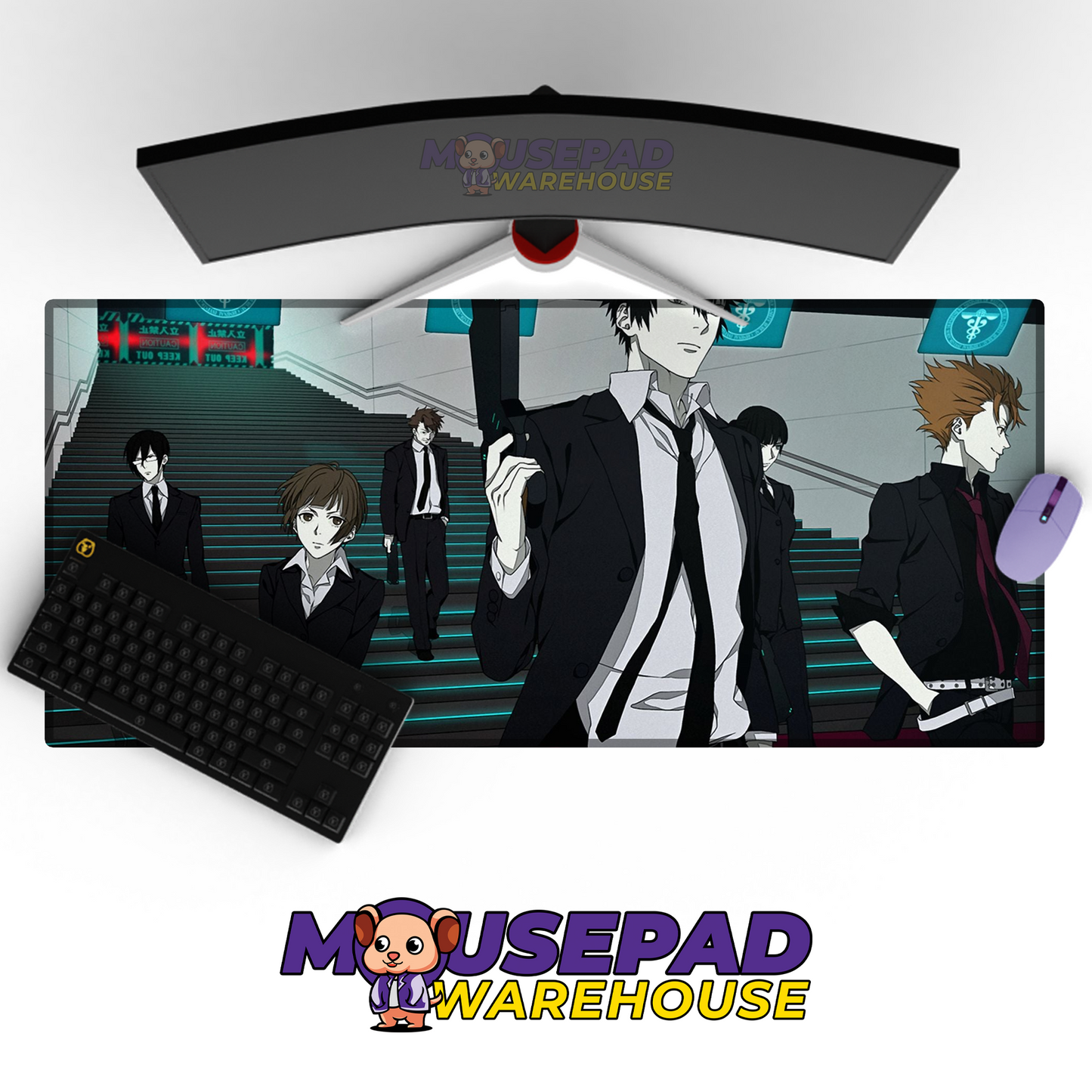 Psycho Pass V6 Mousepad Mockup