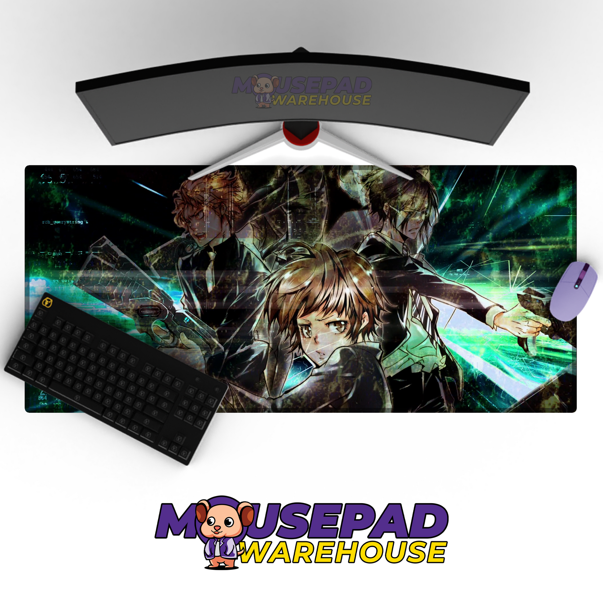 Psycho Pass V9 Mousepad Mockup