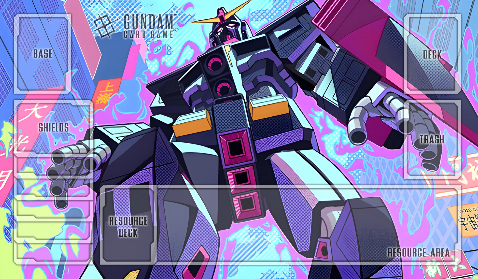 Psycho alt Gundam TCG Playmat