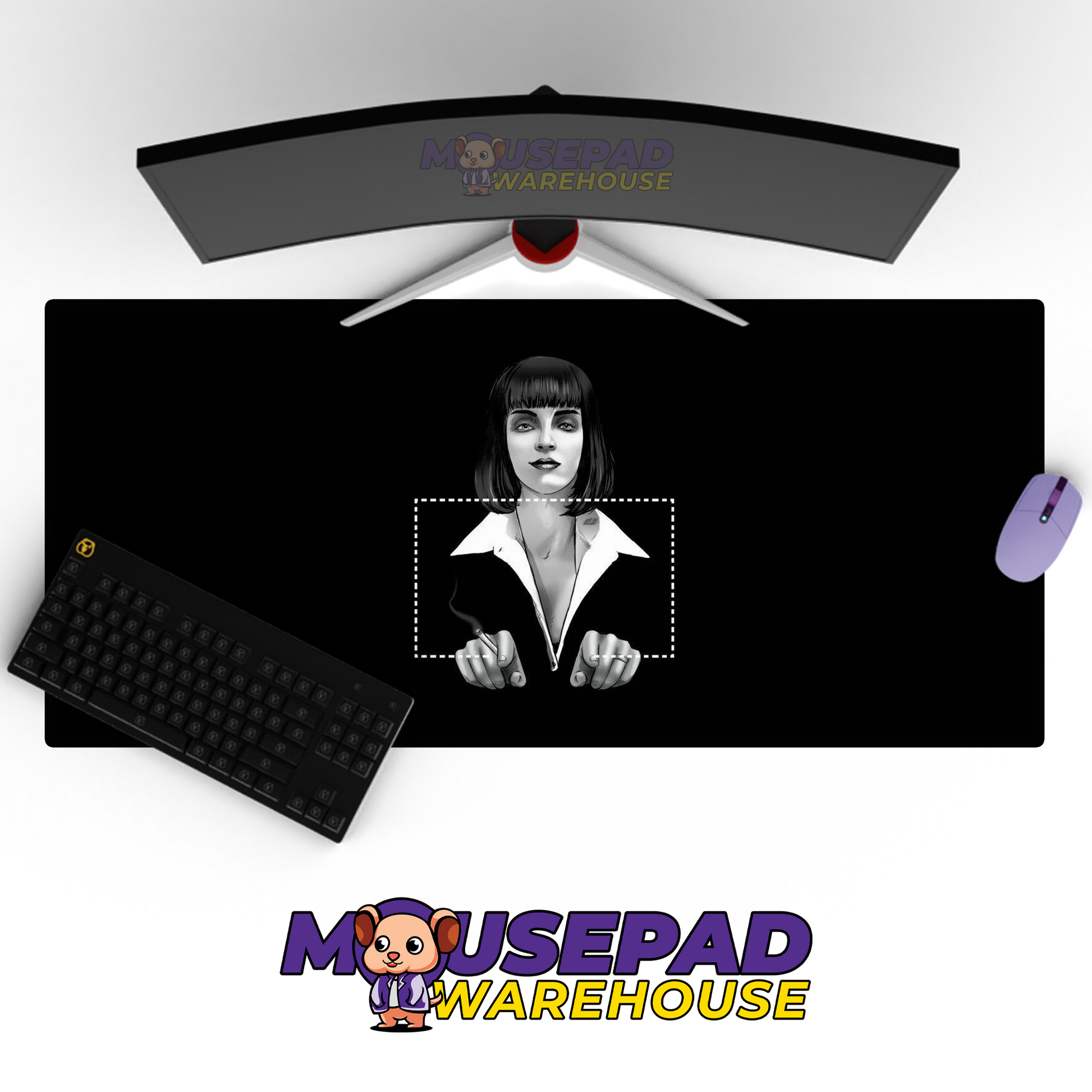 Pulp Fiction V11 Mousepad Mockup