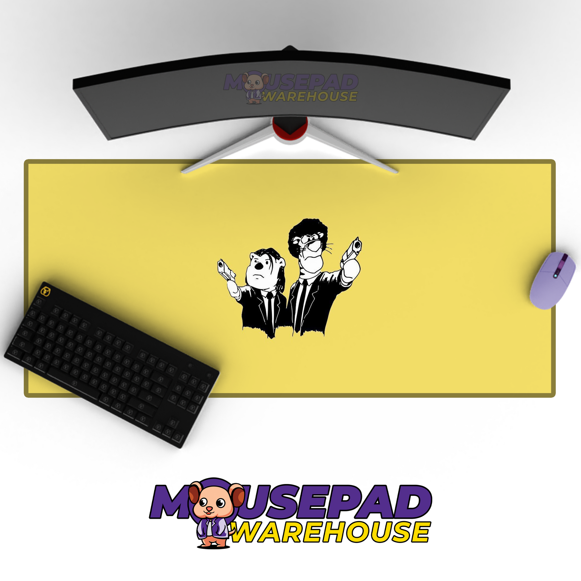 Pulp Fiction V16 Mousepad Mockup