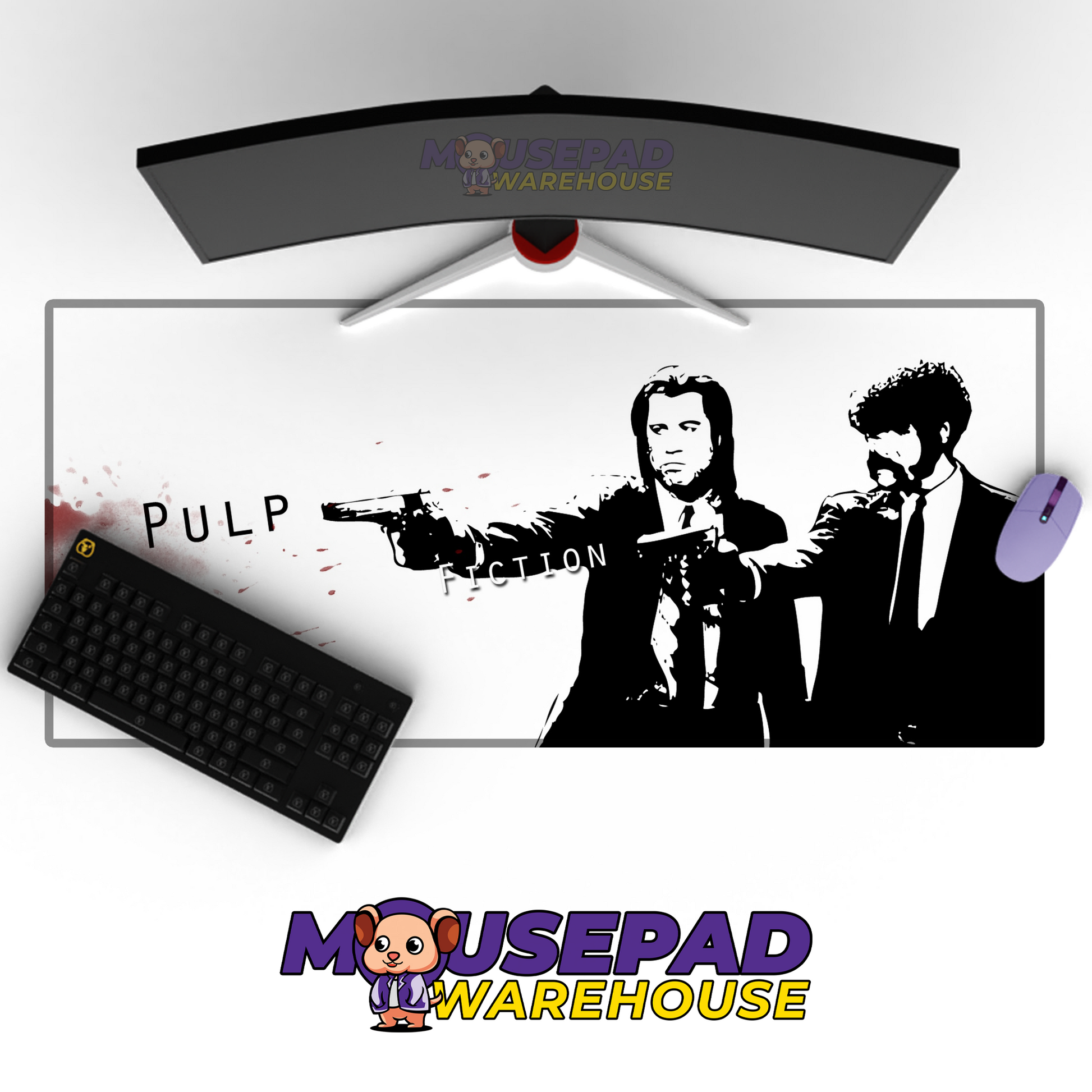 Pulp Fiction V18 Mousepad Mockup