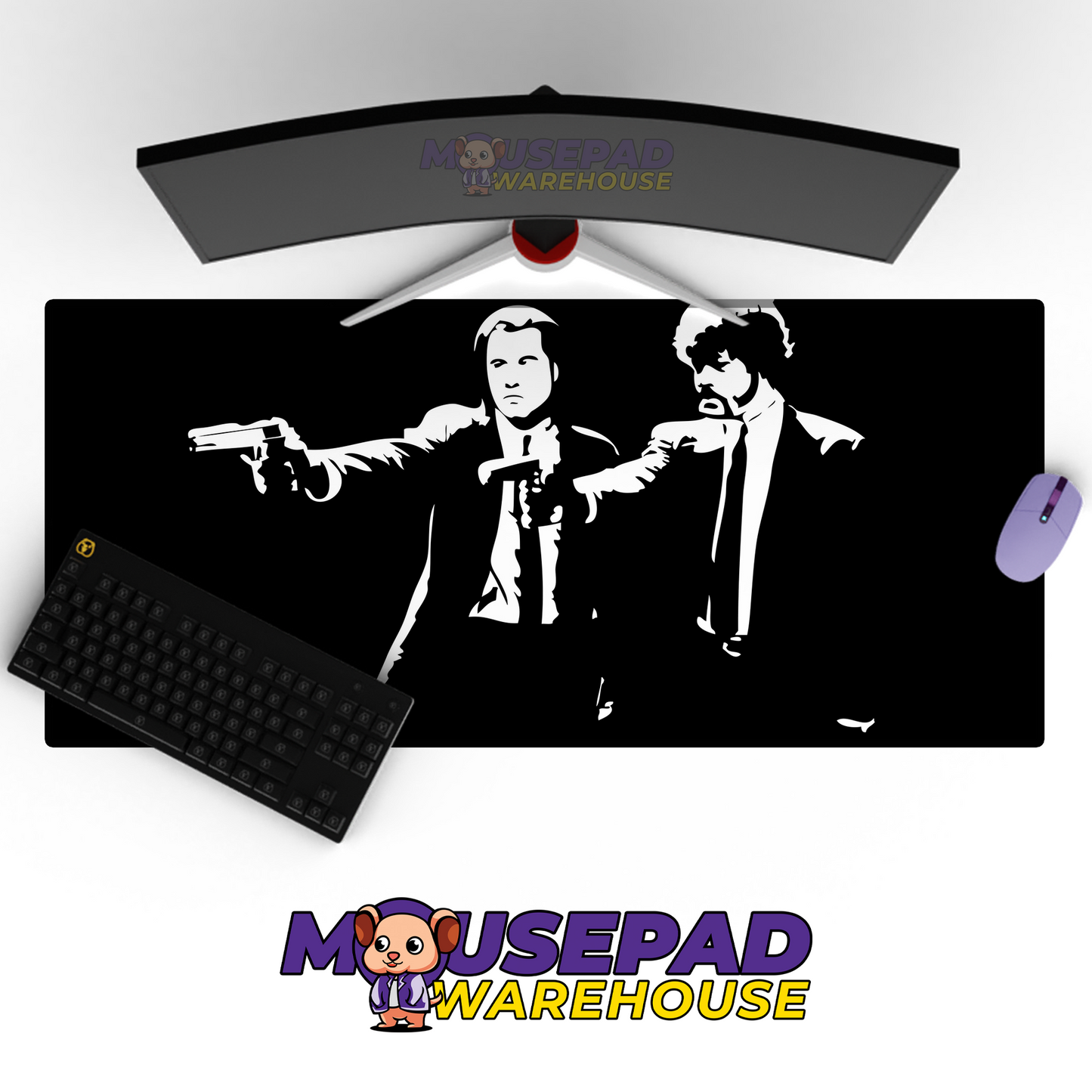 Pulp Fiction V1 Mousepad Mockup