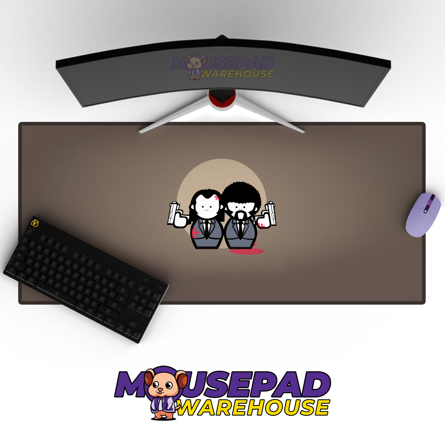 Pulp Fiction V21 Mousepad Mockup