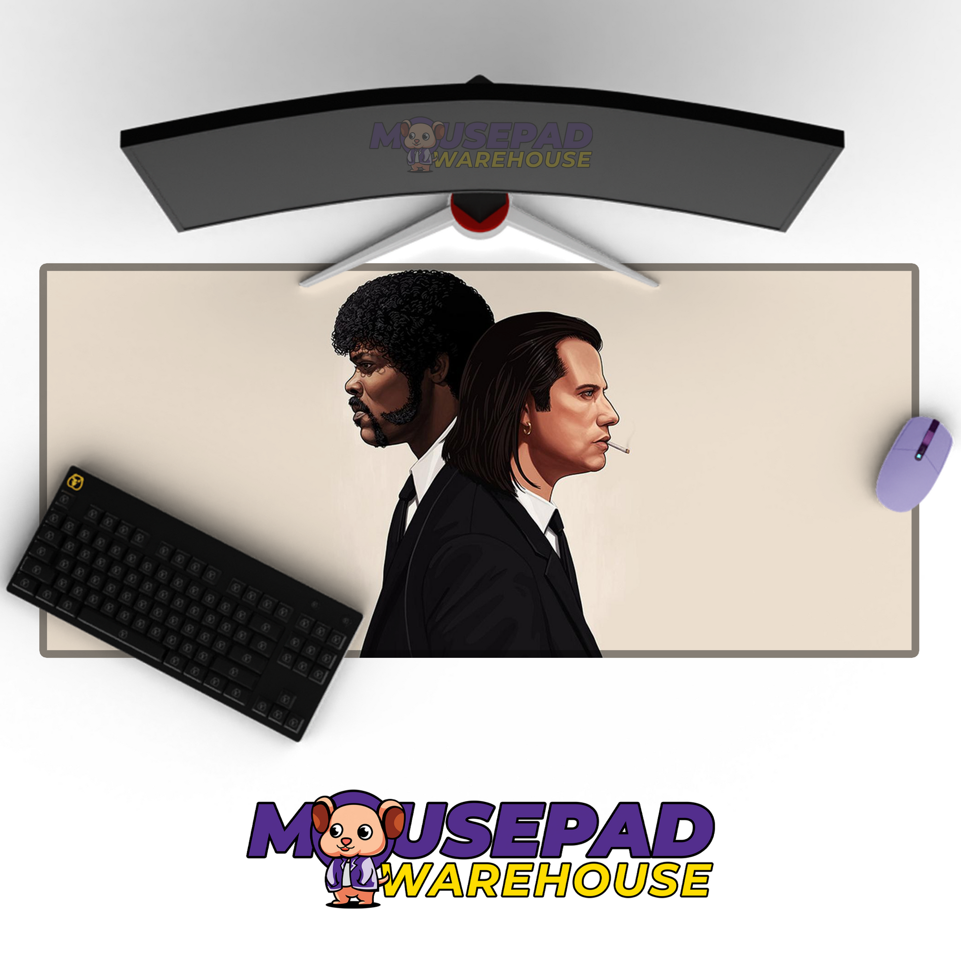 Pulp Fiction V3 Mousepad Mockup