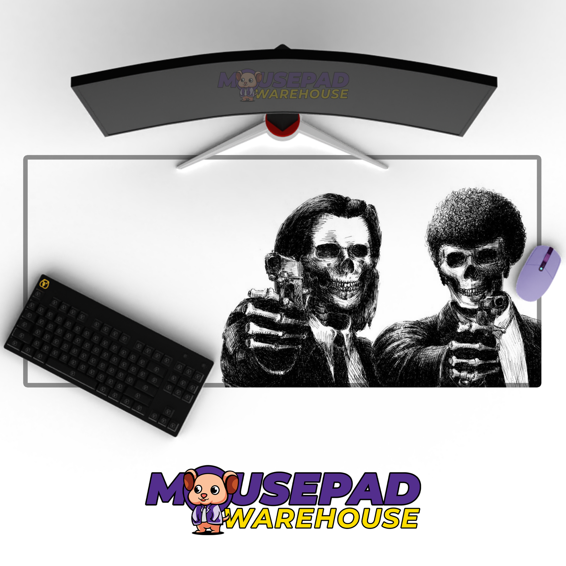 Pulp Fiction V6 Mousepad Mockup