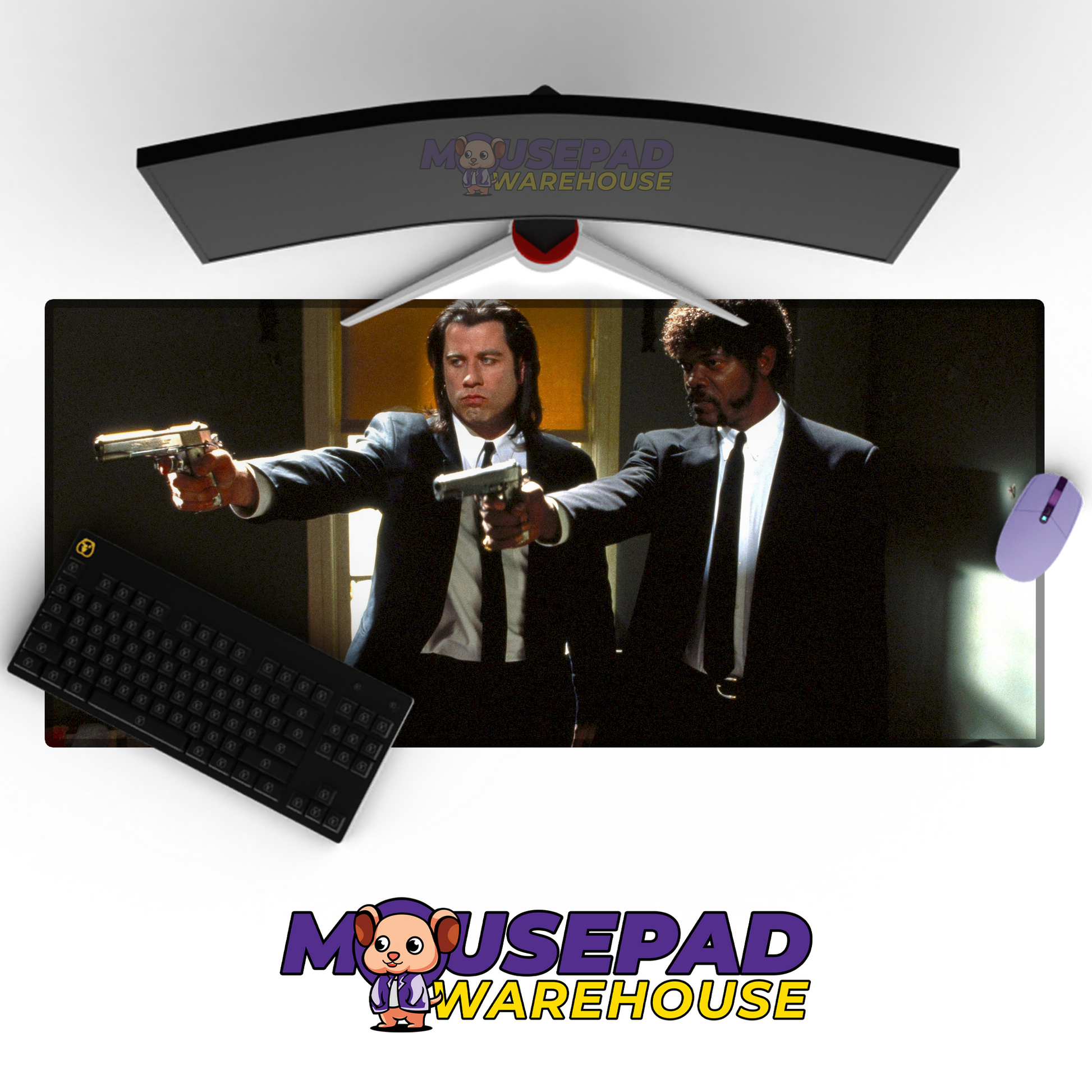 Pulp Fiction V8 Mousepad Mockup