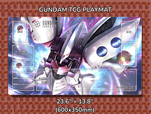 Qubeley Gundam TCG Playmat Mockup