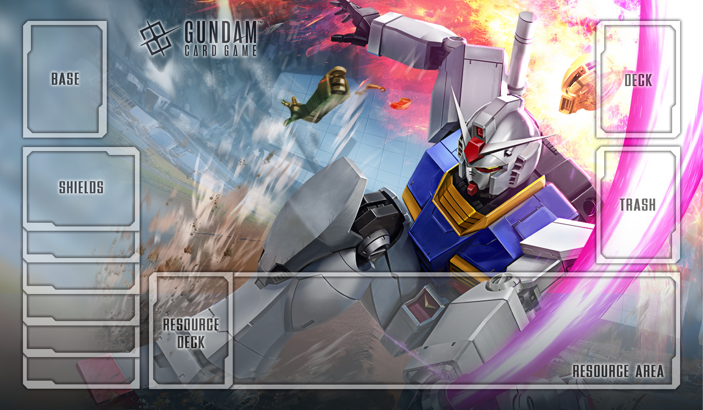 RX78 2 V1 Gundam TCG Playmat
