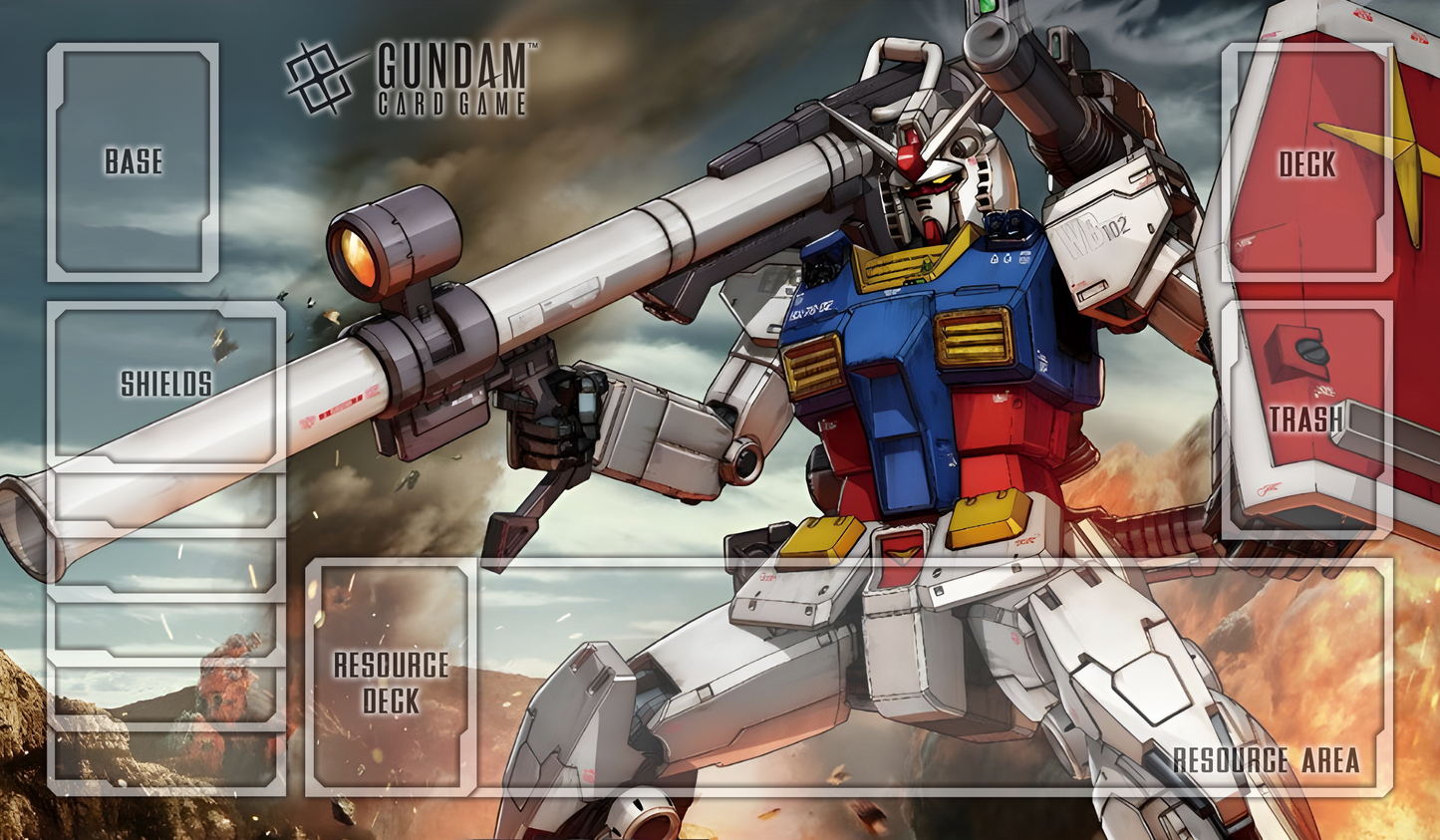 RX78 2 V2 Gundam TCG Playmat